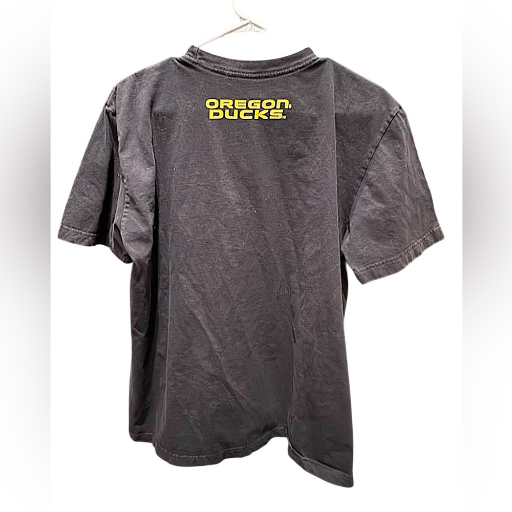 Nike Black Oregon Ducks Football Graphic Tee with Yellow Logo LARGE - Picture 3 of 6